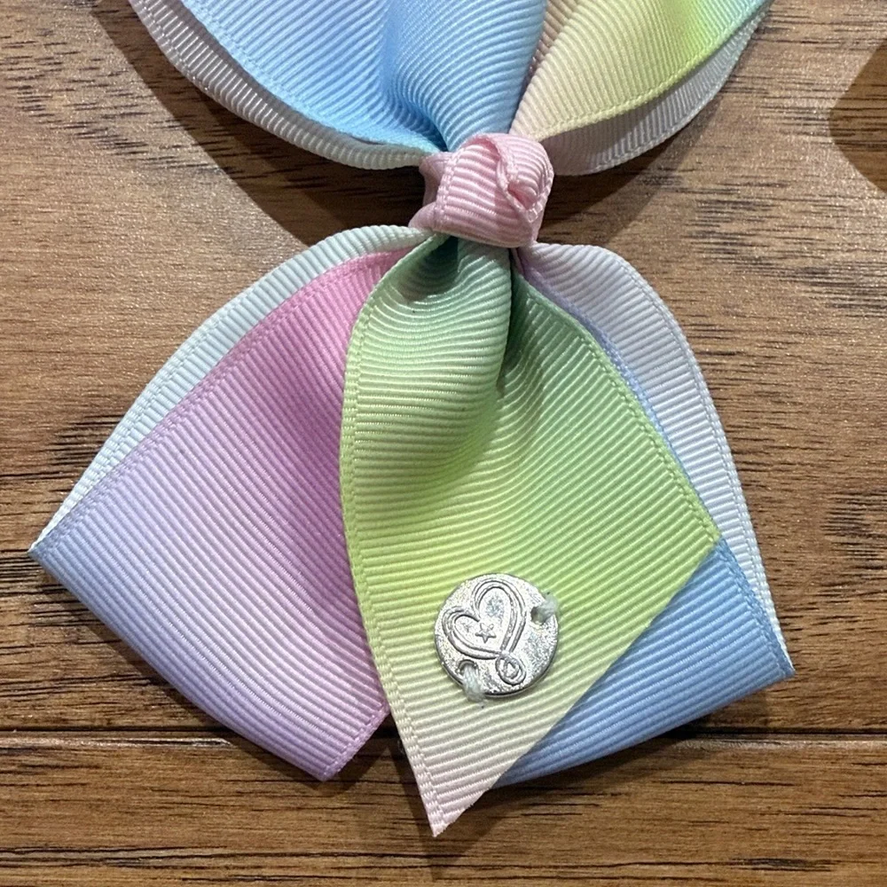 Girls JoJo Siwa Bows - Ombre Bow and Rainbow Bow